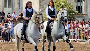 Photo Saint-Girons fête son passé en spectacles équestres et feux d ...
