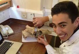 Ali Naif Dzhaber had an exciting day at the Oxford University Museum of Natural History completing research for his extended essay. - Museum-386