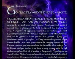 Image result for desiderata