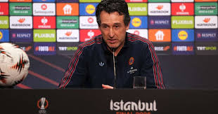 Emery urges Villa to use Europa League final pressure in a positive way