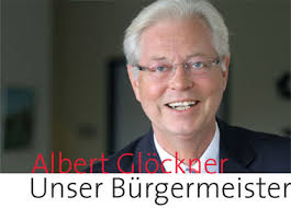 ... Amtseinführung unseres wiedergewählten Bürgermeisters Albert Glöckner.