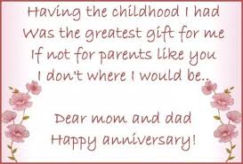 Anniversary Wishes, Quotes, and Poems for Parents | Wedding ... via Relatably.com