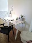 Skrivbord glasskiva