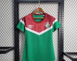 Imagem de Camisa de Treino Fluminense 23/24 Torcedor Masculina Umbro Verde e Vinho