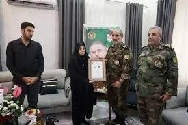 ابلاغ درجه سرتیپی بعد از شهادت