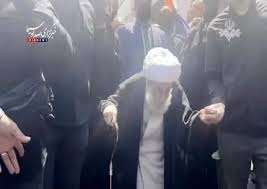 حضور آیت الله جنتی در مراسم تشییع رهبر شهید انقلاب ویدئو|شرق