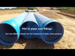 Installation of large-diameter PVC-O pipes - YouTube