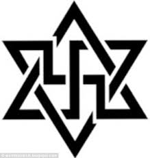 Image result for STAR OF DAVID AS NAZI LOGO