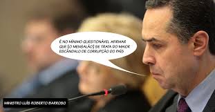 14.ago.2013 - &quot;É no mínimo questionável afirmar que [o mensalão] se trata do maior escândalo de corrupção do país&quot;, ... - 14ago2013---e-no-minimo-questionavel-afirmar-que-o-mensalao-se-trata-do-maior-escandalo-de-corrupcao-do-pais-afirmou-o-ministro-luis-roberto-barroso-durante-a-primeira-sessao-do-stf-supremo-1376507077212_956x500