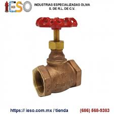 Válvula Globo de Bronce 1-1/4" - IESO Sistemas Contra Incendio