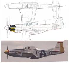 desain awal p-51 mustang