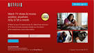 Netflix sign in page