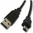 M: AmazonBasics USB Cable - A-Male to Mini-B - 6