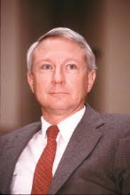 Edward Aldridge, shown in a 1987 photo when he was secretary of the Air Force and before he entered the Revolving Door into the private sector. - revolving-door-1