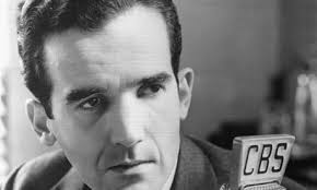 Second world war: Edward R. Murrow. Edward R. Murrow, war correspondent and Chief of the European Staff of the CBC. Photograph: Bettmann/Corbis - Second-world-war-Edward-R-001