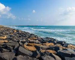 Image of Poompuhar Beach, Nagapattinam