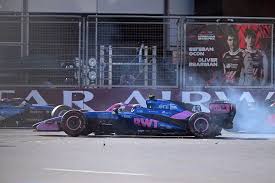 Colapinto admite el error tras el choque que provocó la ira de Gasly y Norris en Azerbaiyán