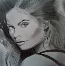 Ximena Navarrete Drawing by Moises Silva - Ximena Navarrete Fine ... - ximena-navarrete-moises-silva