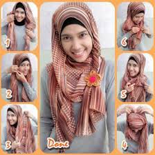 Hasil gambar untuk tutorial hijab paris