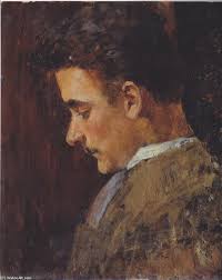 Rudolf Steindl, ein Bruder des Künstlers, 1895 von Koloman Moser (1868-1918