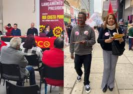 Candidatos nanicos fazem campanha em Porto Alegre
