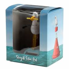 SEAGULL BIRD SEASIDE SOLAR POWERED FLIP FLAP ...