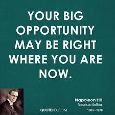 Famous quotes about &#39;Big Opportunity&#39; - QuotationOf . COM via Relatably.com