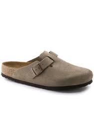 Birkenstock Unisex Boston Soft Suede R Footbed Sandals - PRFO Sports