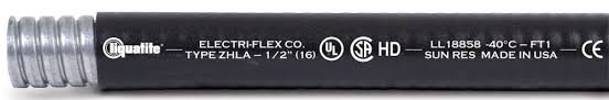 Electri-Flex 88111 ZHLA11 1/2" Black 100FT | Gordon Electric ...