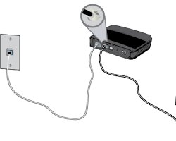 Obraz: Podłączenie kabla Ethernet do komputera