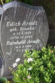 Grab von Edith Arndt (geb. Brunke) (29.06.1929-30.10.2003 ...