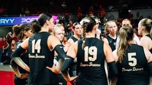 Deacs Fall Just Short in Five-Set Showing at Iowa State