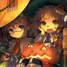 Resultado de imagem para imagens halloween meninas de animes