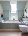 Skylight in bathroom