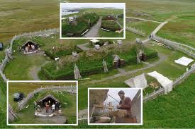 This is interesting. The 1st is Newfoundland, Canada (Vinland) the 2nd is Kattegat, Norway. Both were inhabited by the Vikings and they almost look exactly the same!