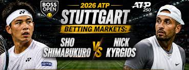 2026 ATP Stuttgart Betting Markets: Sho Shimabukuro v Nick Kyrgios
