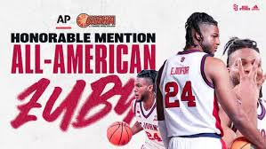 Zuby Ejiofor Named AP and USBWA All-American Honorable Mention