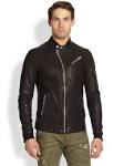 Mens diesel leather jacket