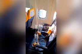 Ryanair passenger sucked out of airplane ‘to his shoulders’ after window breaks
