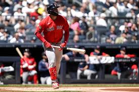 Ranger Suarez preparing to pitch for the Boston Red Sox against the New York Yankees
