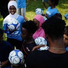 'You're my GOAT': Youth soccer camp focused on serving refugees gets visit from Spokane Velocity on Thursday