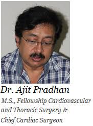 Dr. Ajit Pradhan has more than 20 years of working experience in Cardiovascular and Thoracic Surgery. - DR_ajit_pradhan1
