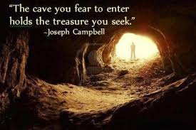 the cave you fear joseph campbell quote | 350 or bust via Relatably.com