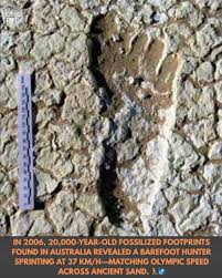 Ancient Australian footprints reveal athletic ancestors