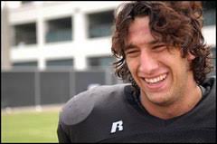 With his long, curly brown hair flowing from under his helmet junior Andrew Schantz has been an easy guy to spot at Portland State&#39;s spring football ... - medium_schantz