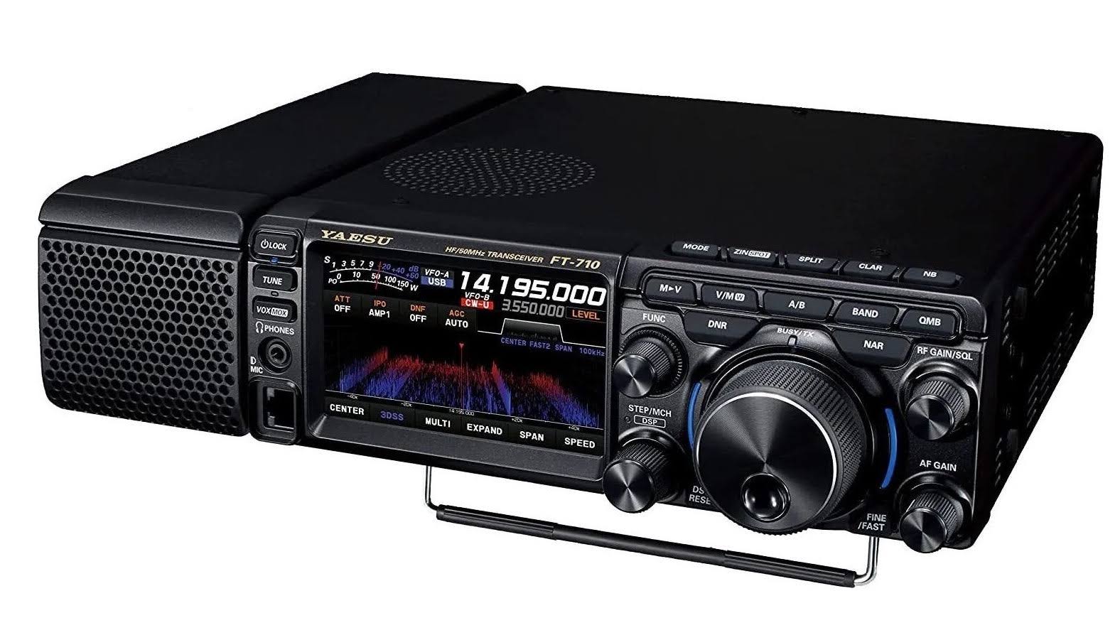 Yaesu Ft-710aess 100 Watt Deluxe SDR DSP HF and 6M Transceiver