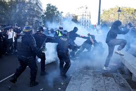 French policing under scrutiny as student protest injuries mount