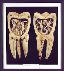 Foto av tandskulptur 1780-arkiv - Samlingarna hos Västerbottens Museum