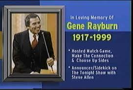 Image result for match game with host gene rayburn