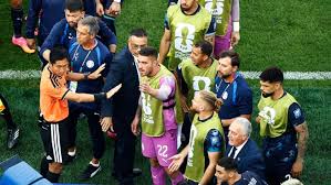 Gol anulado a Alemania en tiempos extra por obstrucción al portero